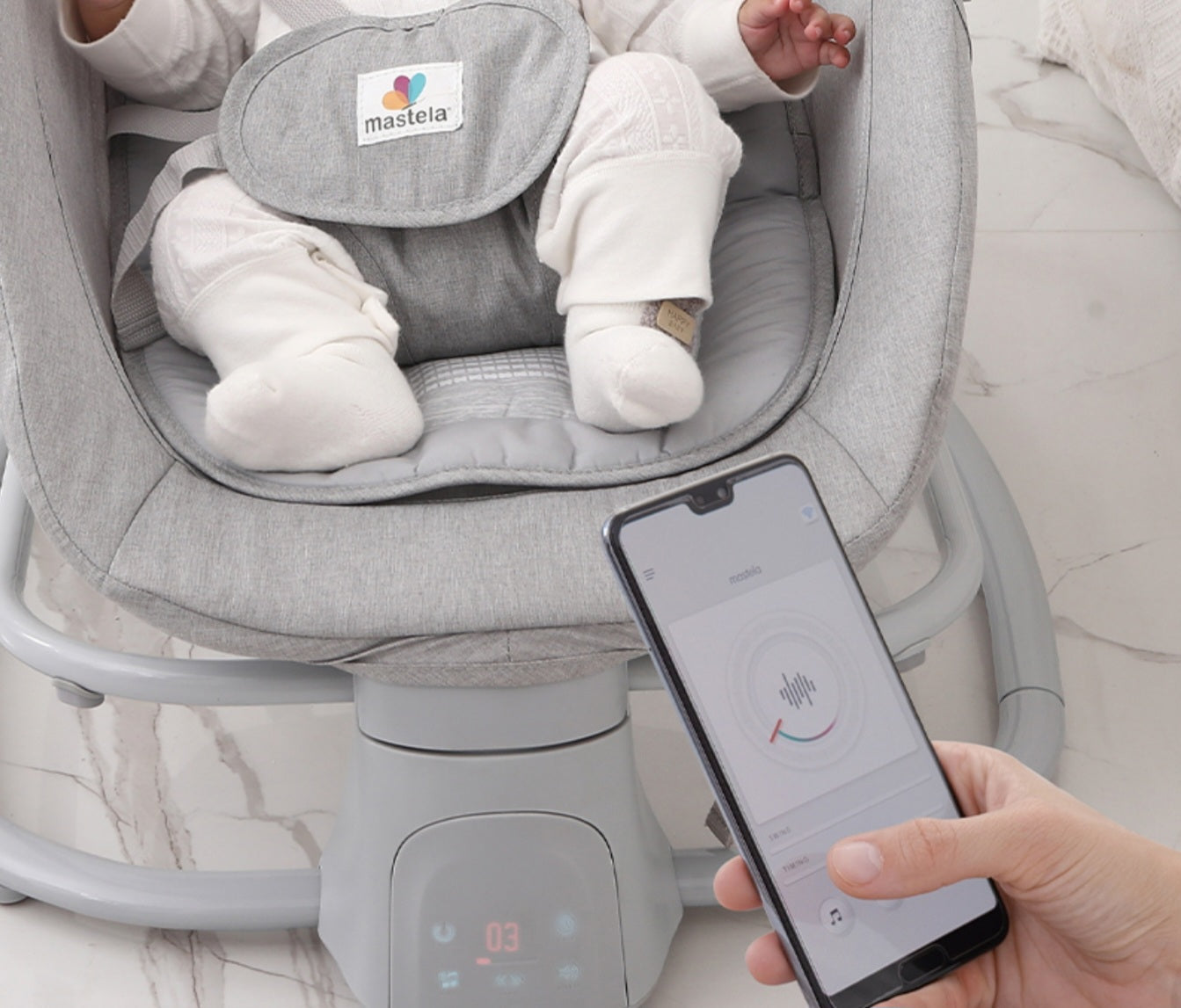 MASTELA 4-in-1 Multi-Functional Fold-Up Bassinet | Golu Baby