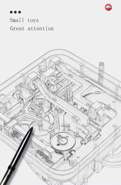 Car Adventure Track Set – Battery-Free Educational Fun - Golu Baby