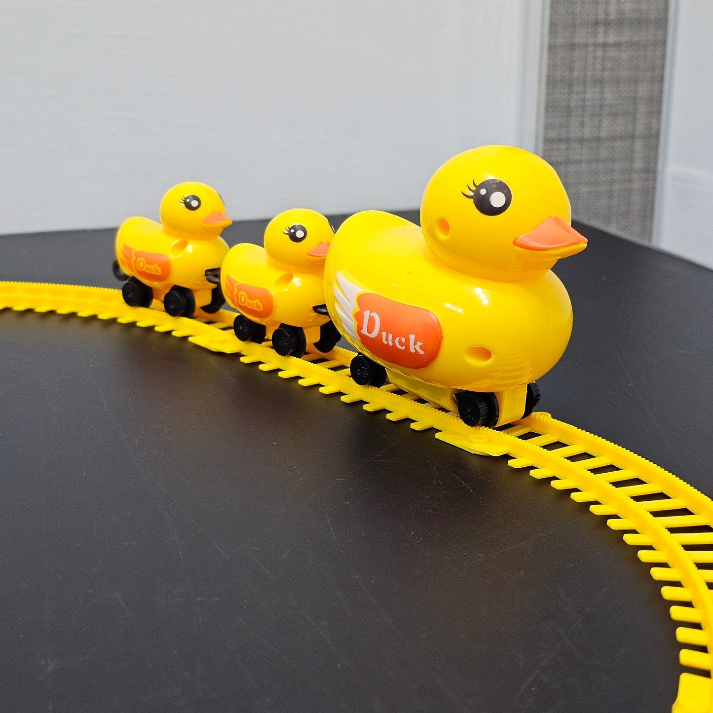 Yellow Duck Electric Rail Toy – Fun Moving Track Toy for Kids | Golu Baby