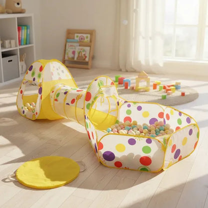 Kids Play Tent with Tunnel and Ball Pit | Golu Baby