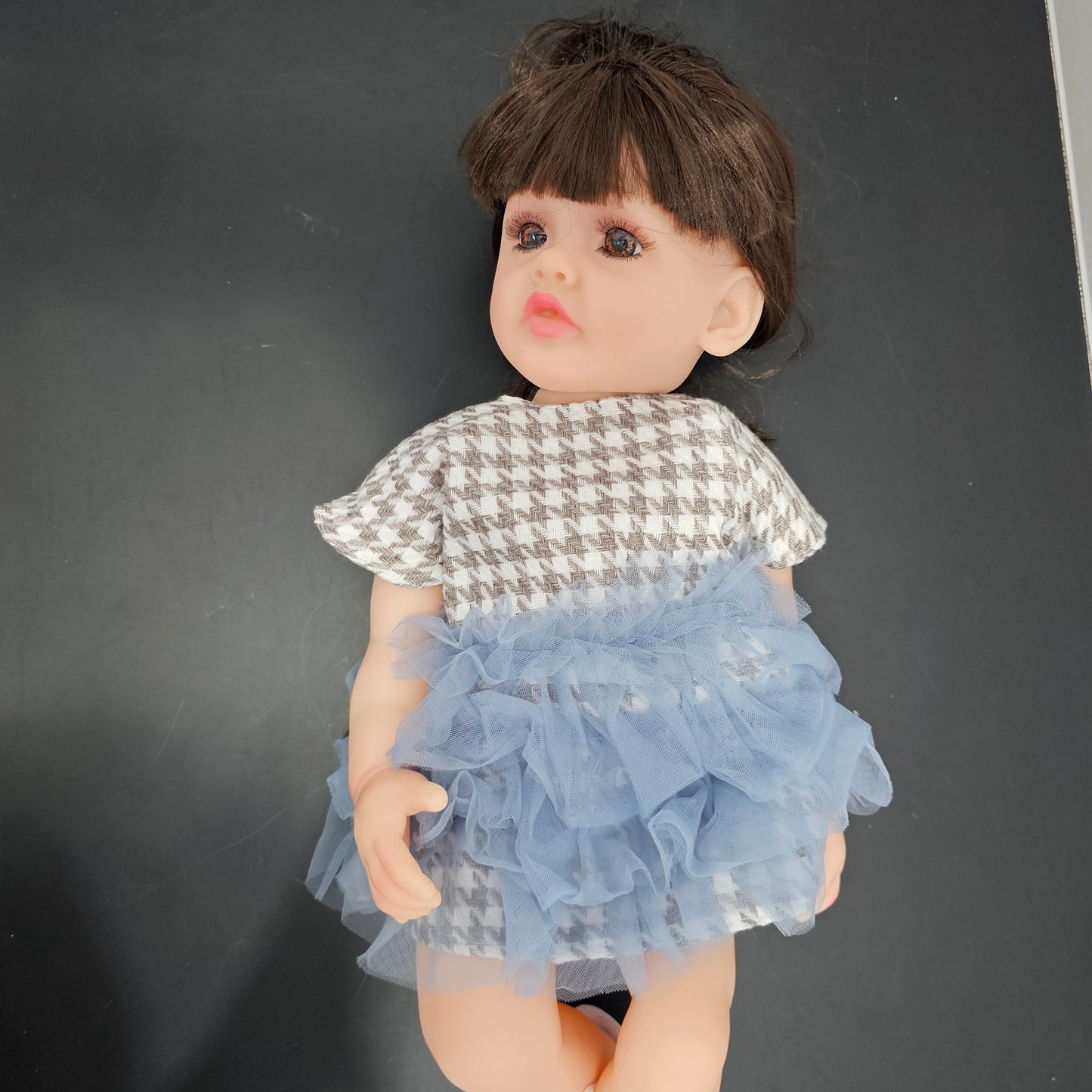 55cm Baby Silicone Doll – Lifelike Real Baby with Accessories | GoluBaby