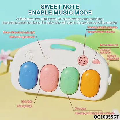 2 in 1 Walker Pedal Piano – Best for 0m+ Early Learning | Golu Baby