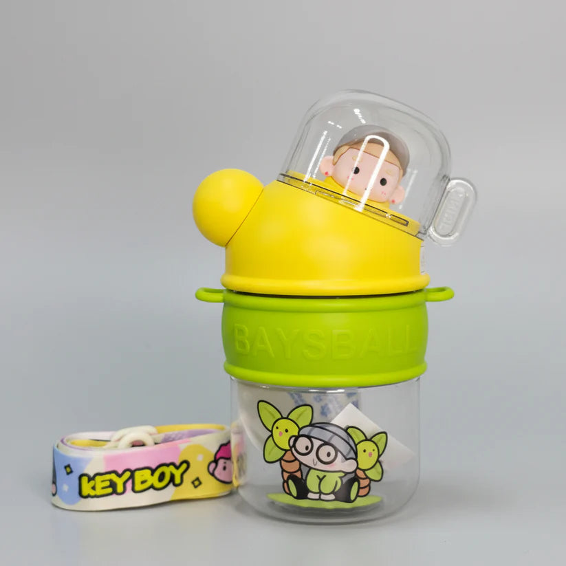 500ml Kids Water Bottle with Cup – Portable & Practical | Golu Baby