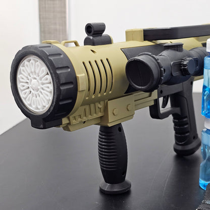 Electric Rocket Bubble Gun – Full-Automatic Bubble Blaster with Lights & Music | Golu Baby