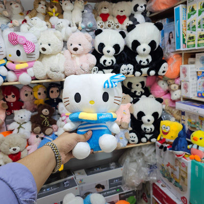 Blue Ring Kitty – 28cm Plush Toy | Golu Baby