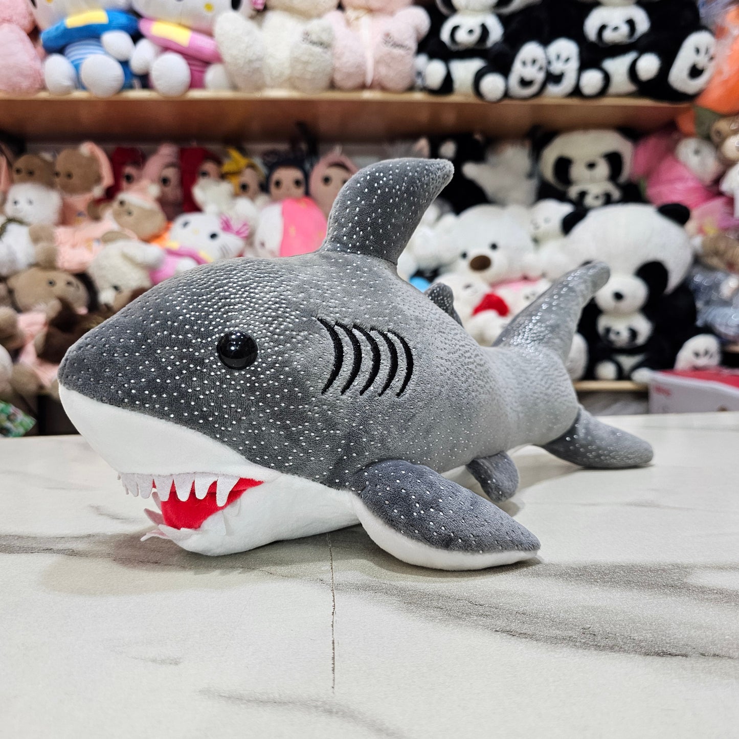Baby Shark Plush Toy – Gray Colour 25cm | Golu Baby