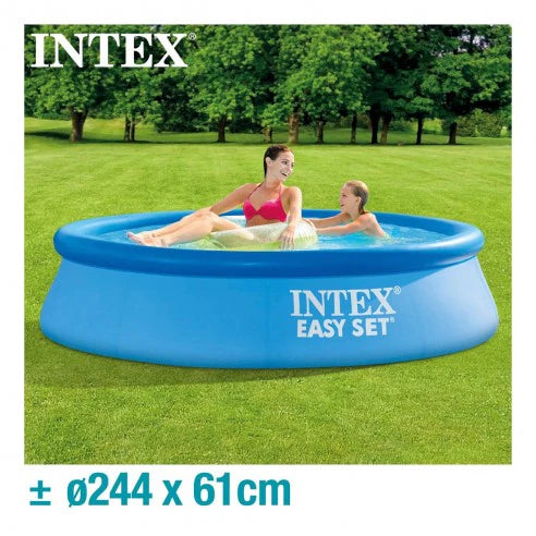Intex Easy Set Pool 8ft x 24” – Inflatable Family Swimming Pool |28106