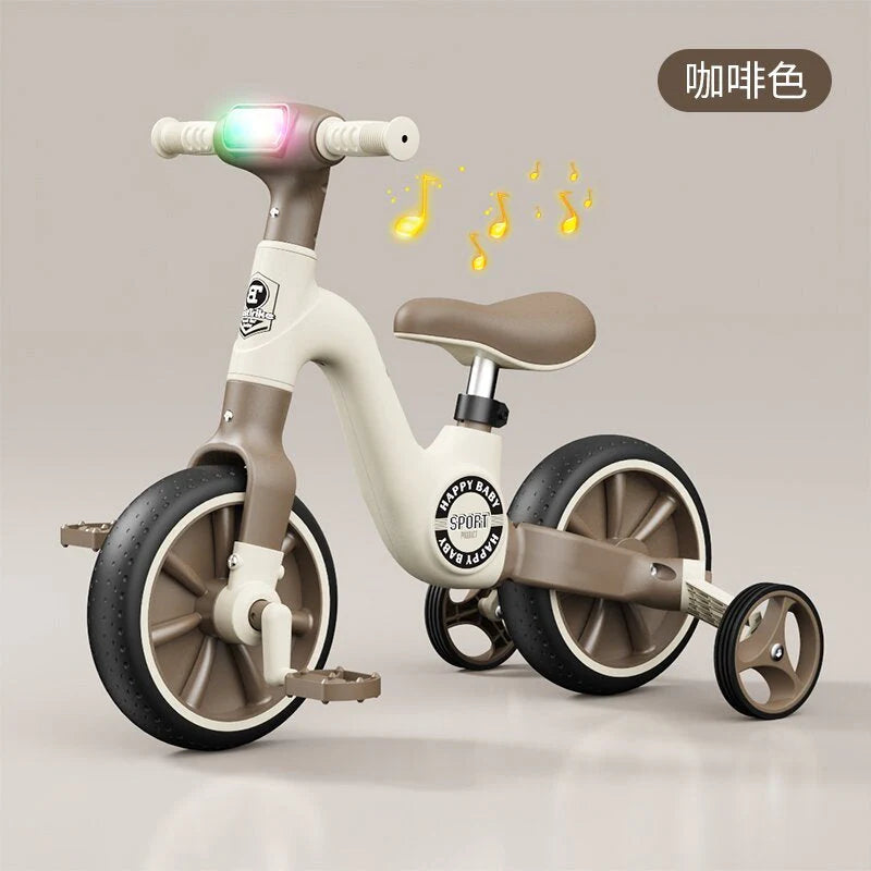 RideGlide 3-Wheel Balance Tricycle – Anti-Rollover Kids Sliding Bike