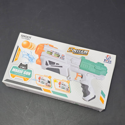 2-in-1 Magic Gun – Dual Function Water & Soft Ball Shooter for Kids | Golu Baby