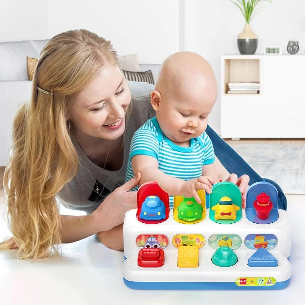 Pop-Up Vehicles – Early Education Toy for Happy Learning & Imaginative Play | Golu Baby