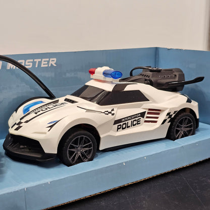 Rod Master Police Car – Cool Light & Spray Action with Remote Control | Golu Baby