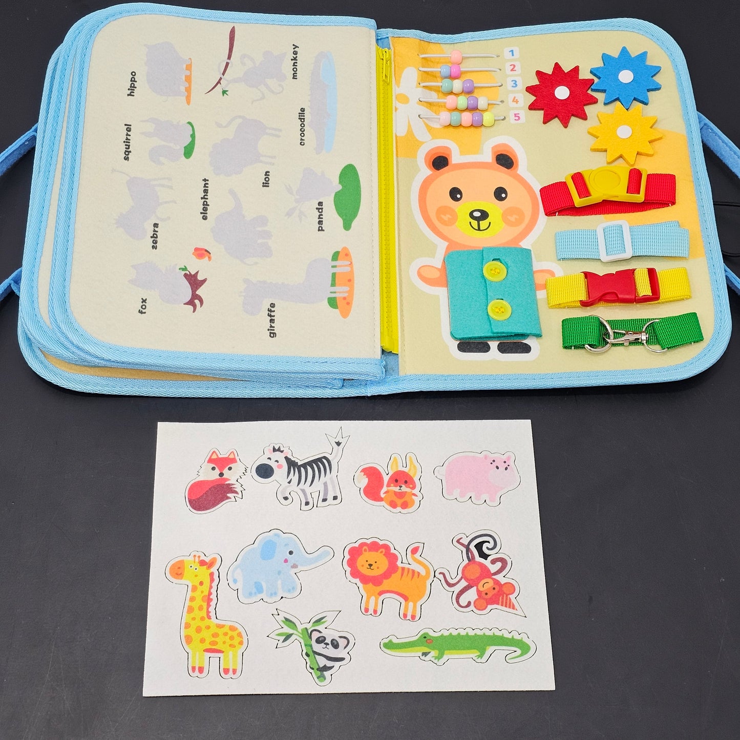 Busy Bag Book for Kids – Interactive Activity Learning Toy | Golu Baby