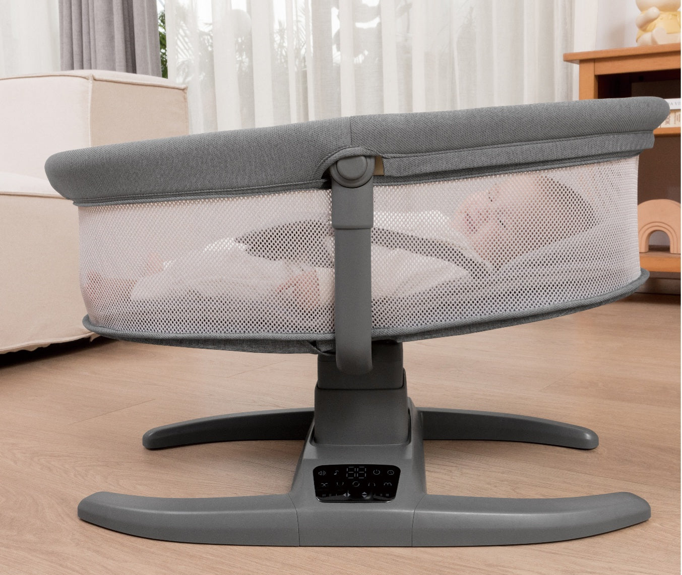 H Multi-Motion Baby Cradle – Smart Comfort for Your Little One | Golu Baby