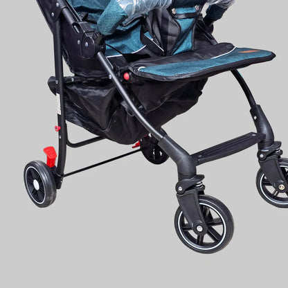 Lightweight Baby Stroller – Foldable with 360° Wheels & Sun Canopy | Golu Baby