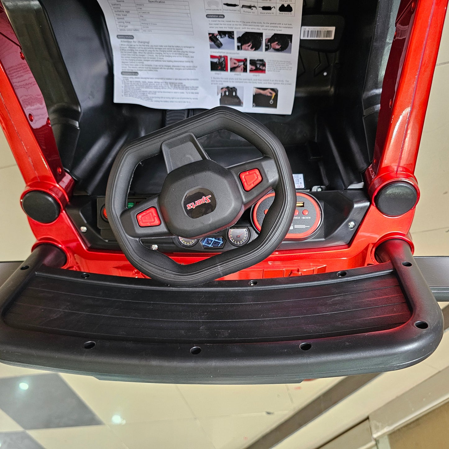 Power Wheel Electric Car for Kids – Luxury Ride-On with Music, Lights & Remote Control | Golu Baby