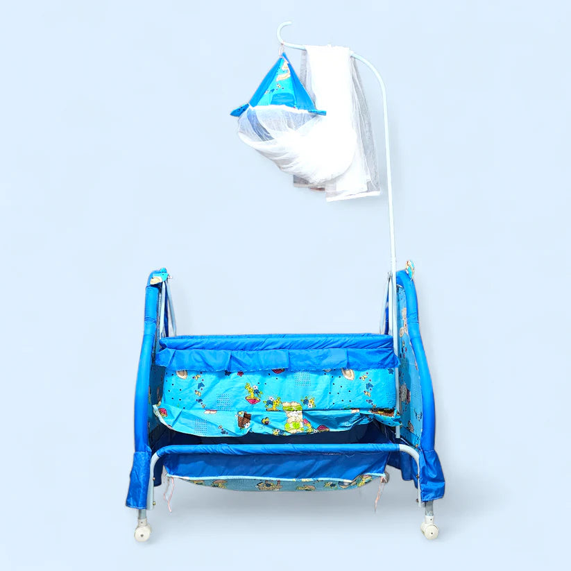 Baby Swing with Wheels & Mosquito Net (0–3 Years) | Golu Baby