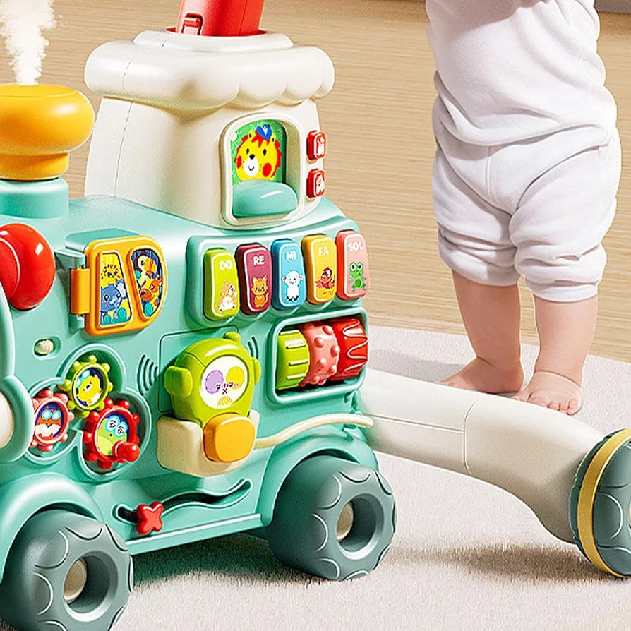Multifunctional Baby Walker Train – 5 in 1 Activity Ride - Golu Baby