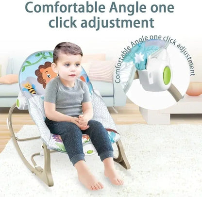 Baby Rocker – Infant to Toddler with Fold-Out Kickstand (0M+, 40 lbs / 18 kg) |Golu Baby