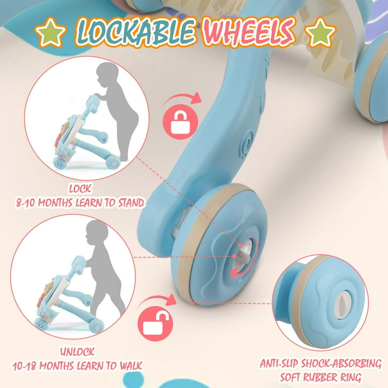 2-in-1 Baby Activity Walker with Music & Lights | Golu baby
