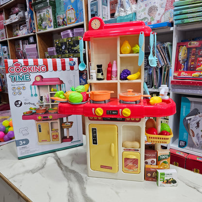 Stream Effect Kitchen Set – 65cm Height | 46 Accessories - Golu Baby