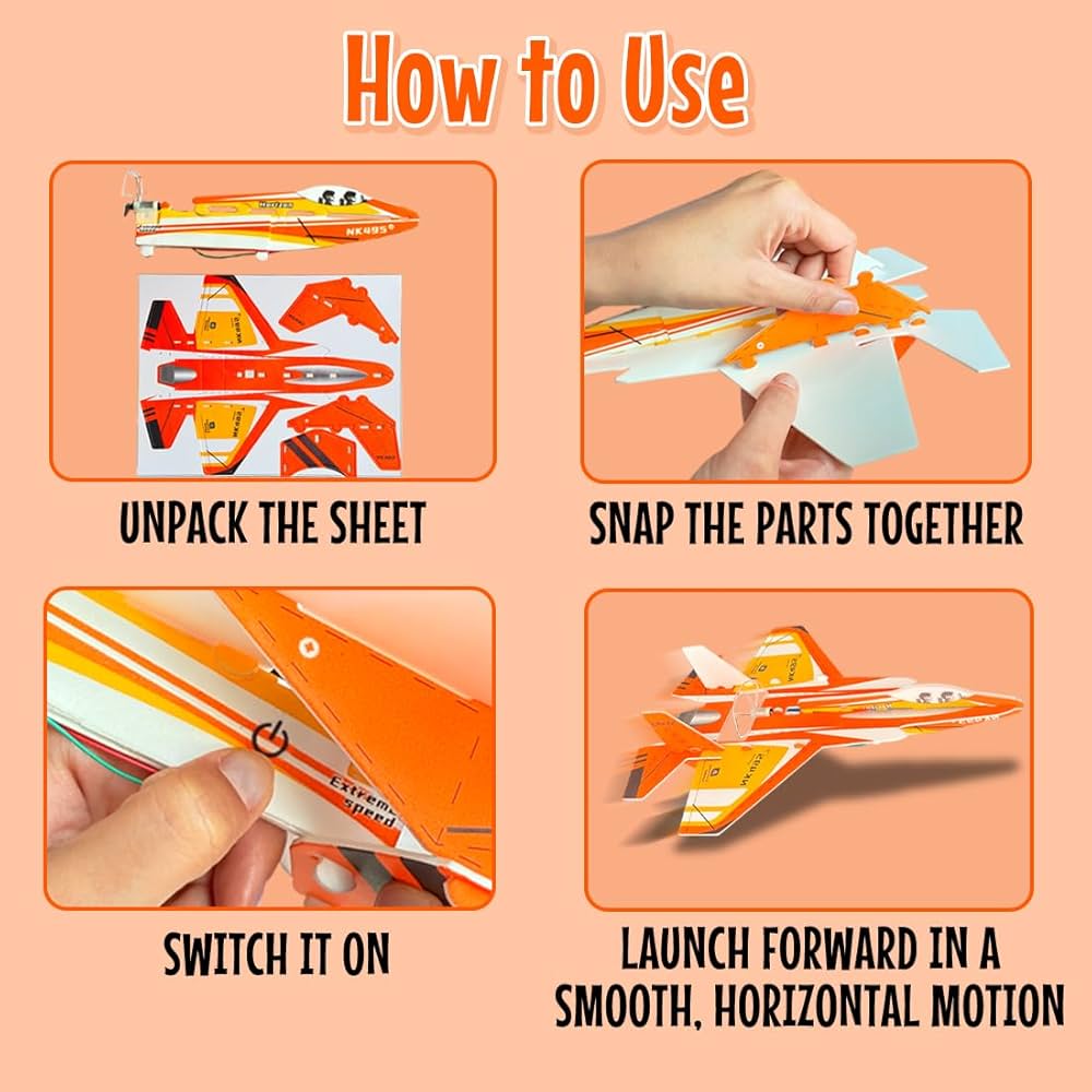 Military Aircraft Space Shuttle – With Flight Propellers & USB Charging | Golu Baby