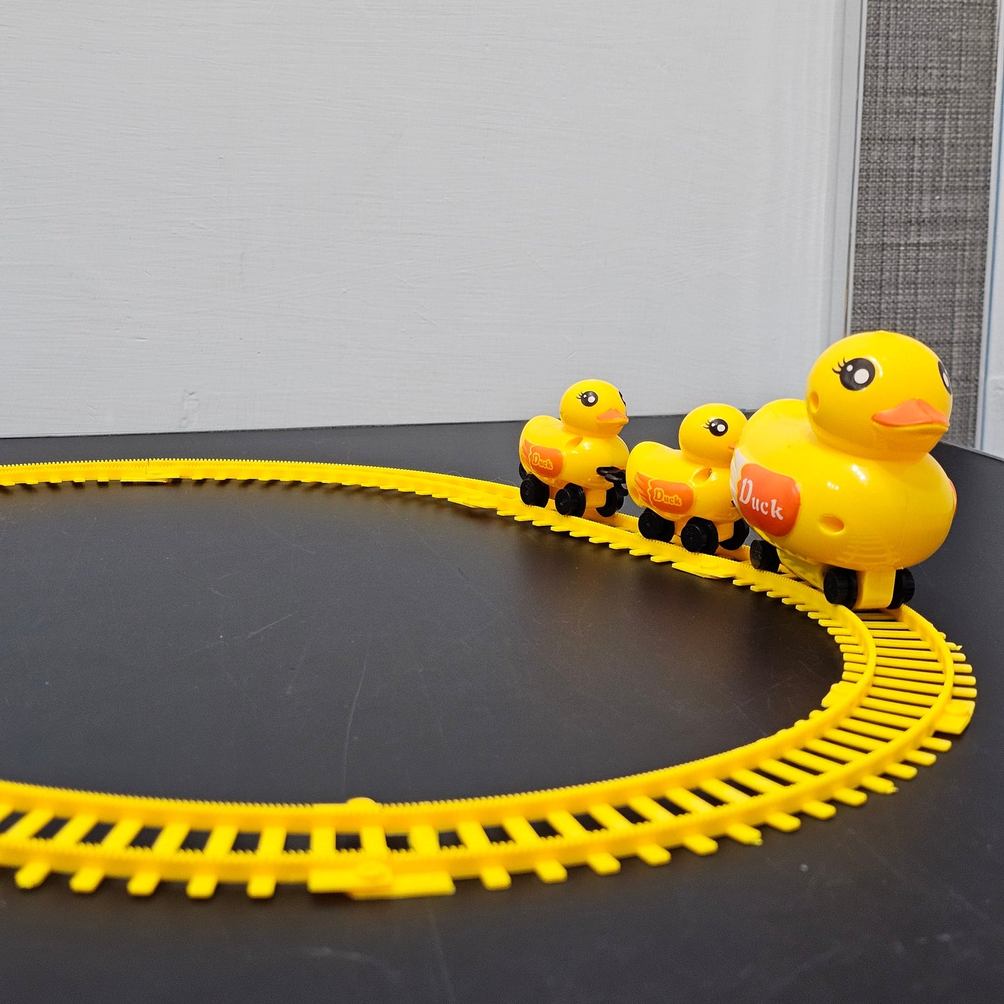 Yellow Duck Electric Rail Toy – Fun Moving Track Toy for Kids | Golu Baby