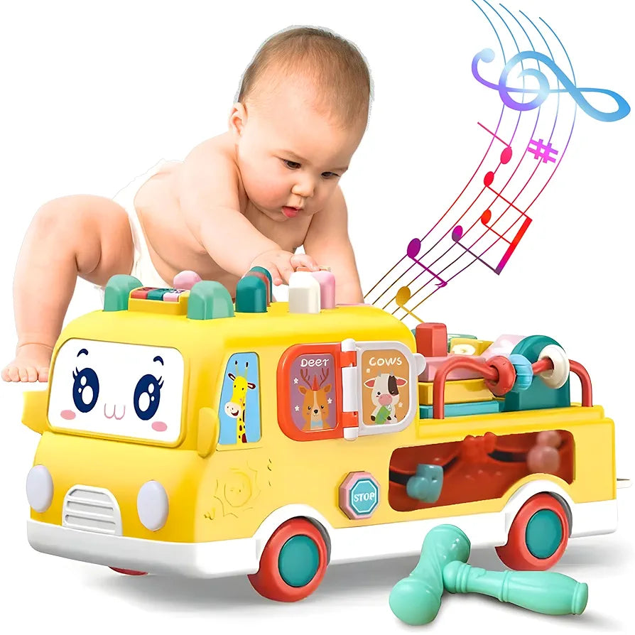 Educational Toy Car – Music, Shapes & Color Learning for Imagination & Creativity | Golu Baby