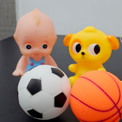 Funny Rattle & Bath Play Set – 5 Pcs Baby Toy Set | Golu Baby