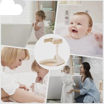 Baby Bath Stand with Adjustable 5 Levels – Foldable Infant Bath Shower Stand | Golu Baby