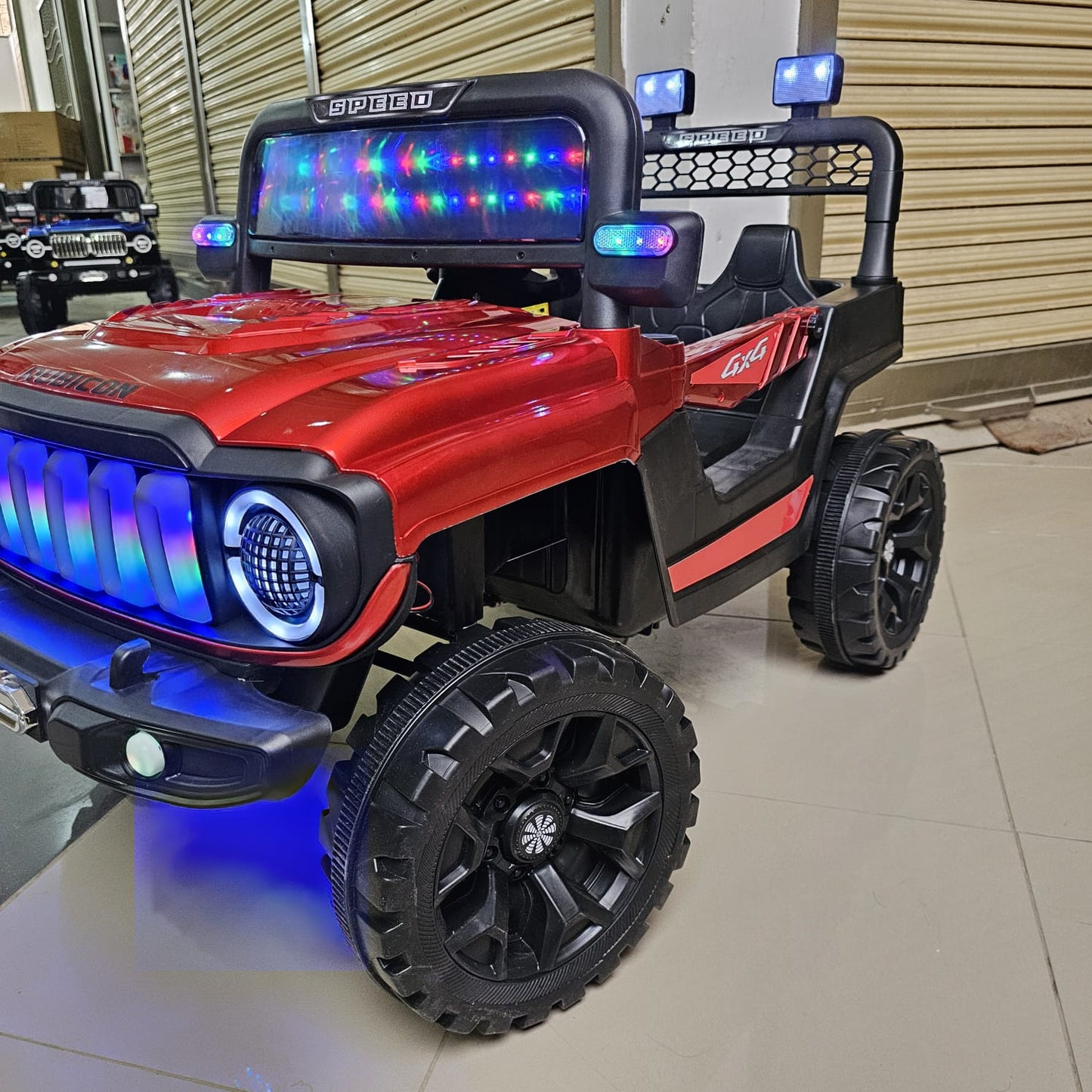 Power Wheel Electric Car for Kids – Luxury Ride-On with Music, Lights & Remote Control | Golu Baby