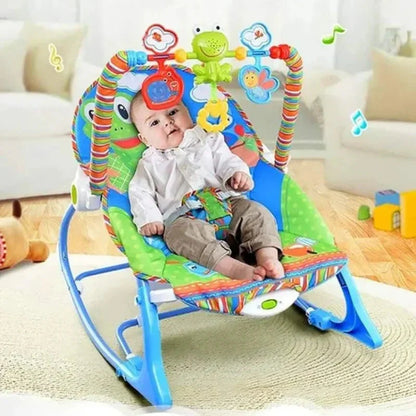 Baby Rocker – Infant to Toddler with Fold-Out Kickstand (0M+, 40 lbs / 18 kg) | Golu Baby