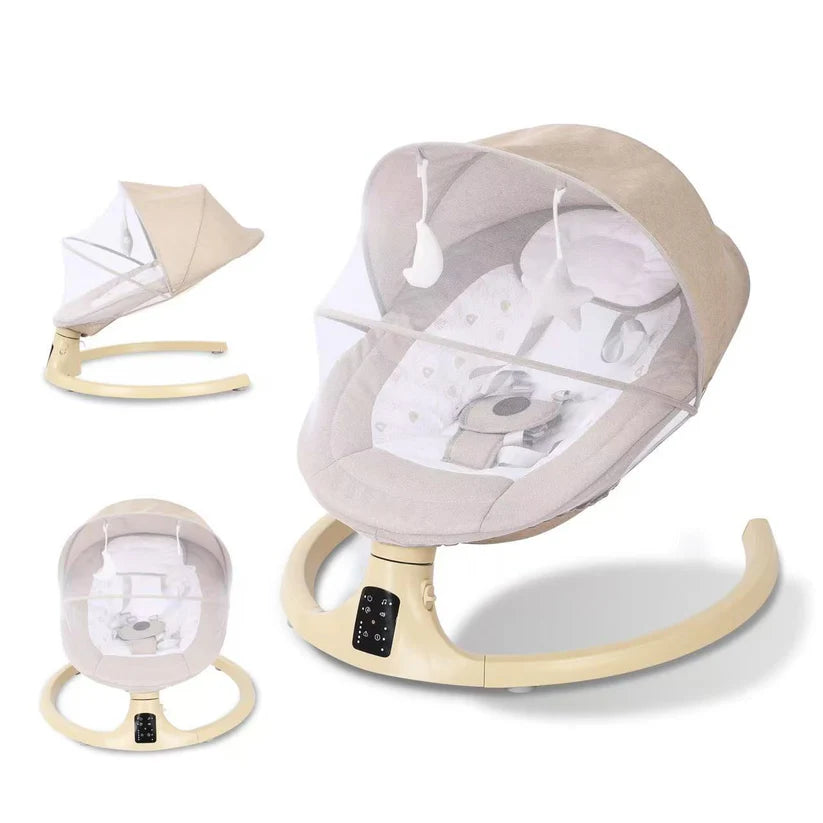 Kidilo SmartComfort 3-in-1 Baby Bassinet – Electric Rocker, Cradle & Sleeper