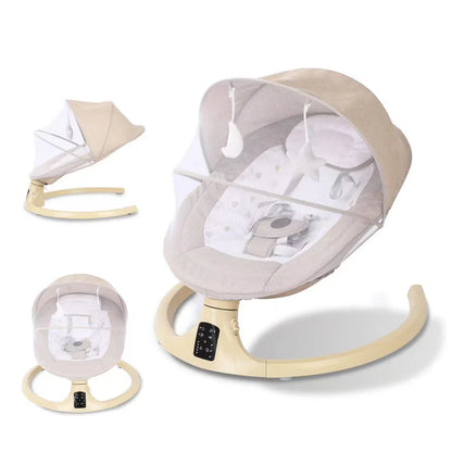 Kidilo SmartComfort 3-in-1 Baby Bassinet – Electric Rocker, Cradle & Sleeper