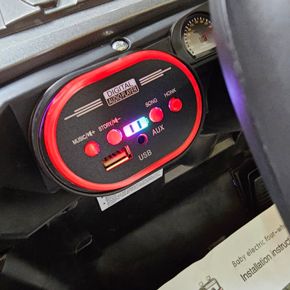 Power Wheel Electric Car for Kids – Luxury Ride-On with Music, Lights & Remote Control | Golu Baby