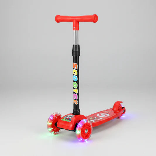 LightRider Kids 3 Wheel Scooter – LED Light-Up Wheels Scooter