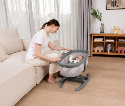 H Multi-Motion Baby Cradle – Smart Comfort for Your Little One | Golu Baby