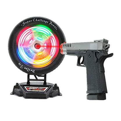 Sharp Shooter Toy Gun – With Flashlight & Sound Effects | “Look at Me” Shooter by Golu Baby