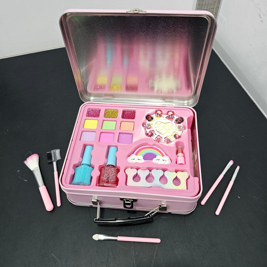 Fashion Makeup Kit with Iron Box – Stylish Beauty Set for Kids - Golu Baby