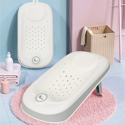 FoldEase Baby Bath Support Seat – Folding Newborn Bath Bed