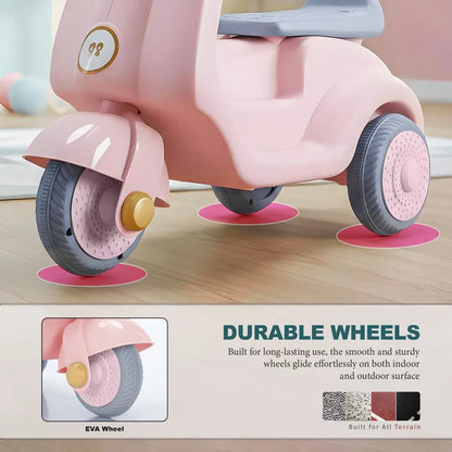 Kids Scooter Bike – Manual Ride-On with Lights & Music | Golu Baby