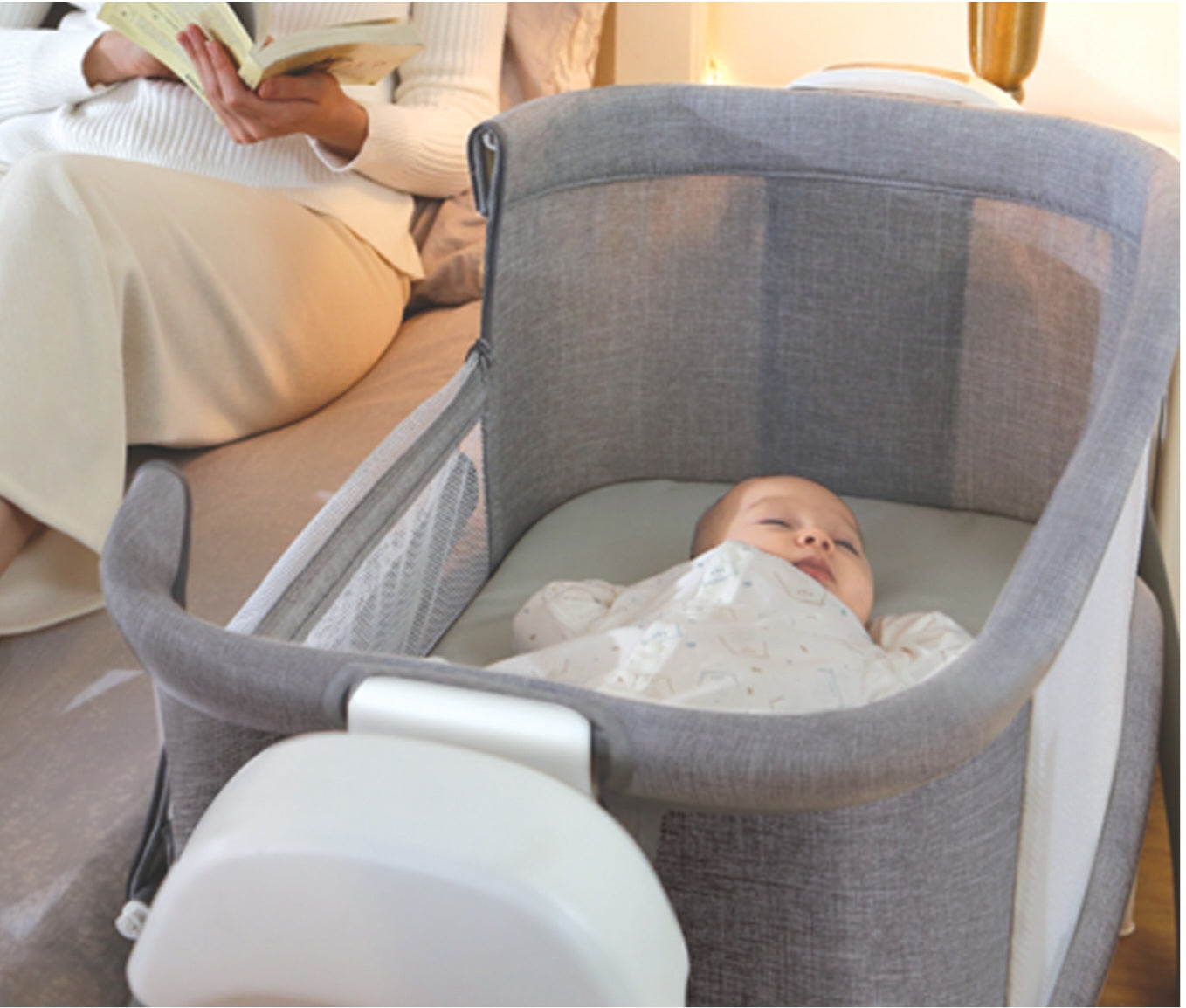 Deluxe 4-in-1 Bassinet – Smart, Safe & Multi-Functional Baby Cradle | Golu baby