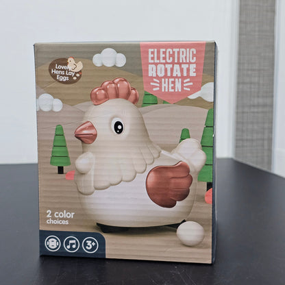 Musical Hen Toy with 3 Eggs – Lights, Sound & Egg-Laying Fun | Golu Baby