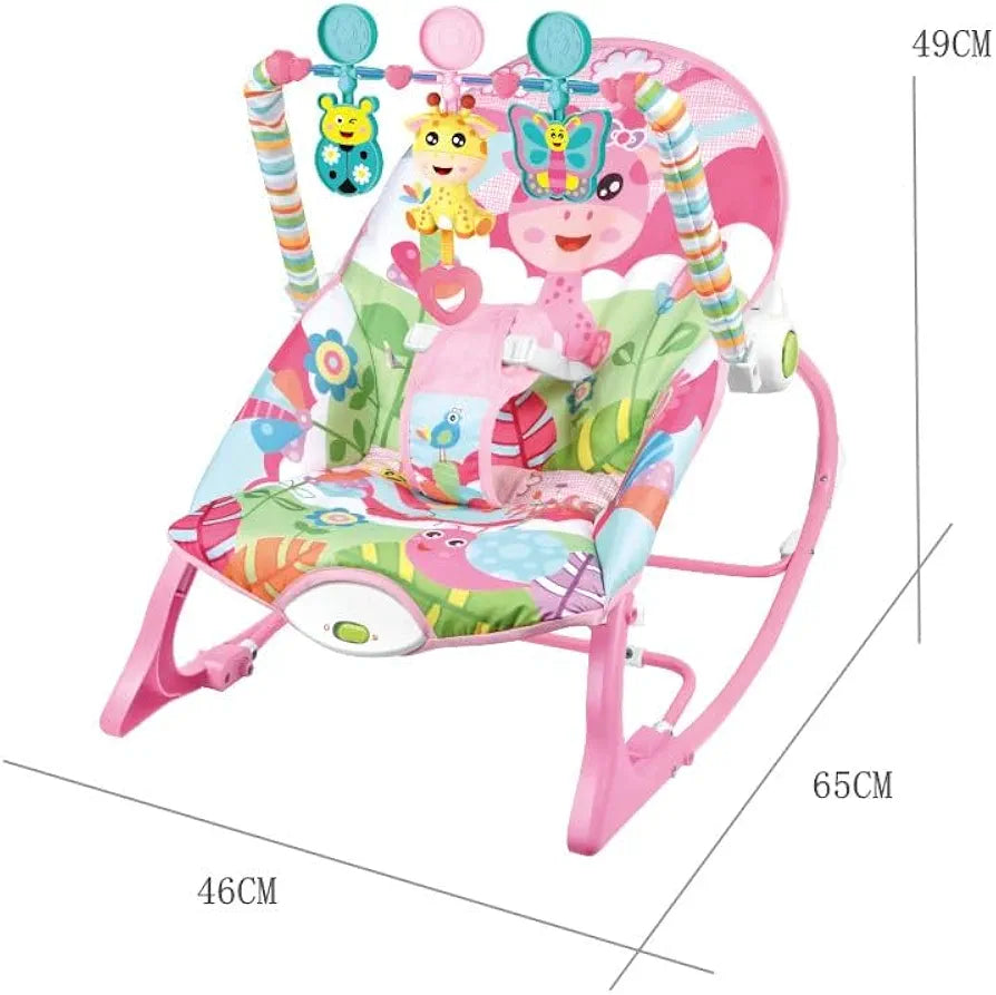 Baby Rocker – Infant to Toddler with Fold-Out Kickstand (0M+, 40 lbs / 18 kg) | Golu Baby