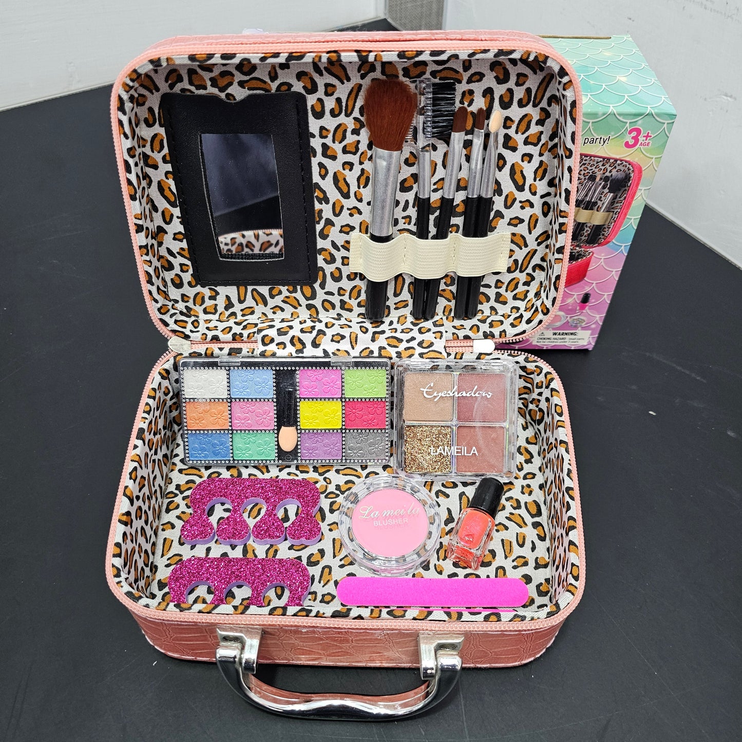 Mermaid Vanity Case – Let’s Party Makeup Box (Real Cosmetics) | Golu Baby