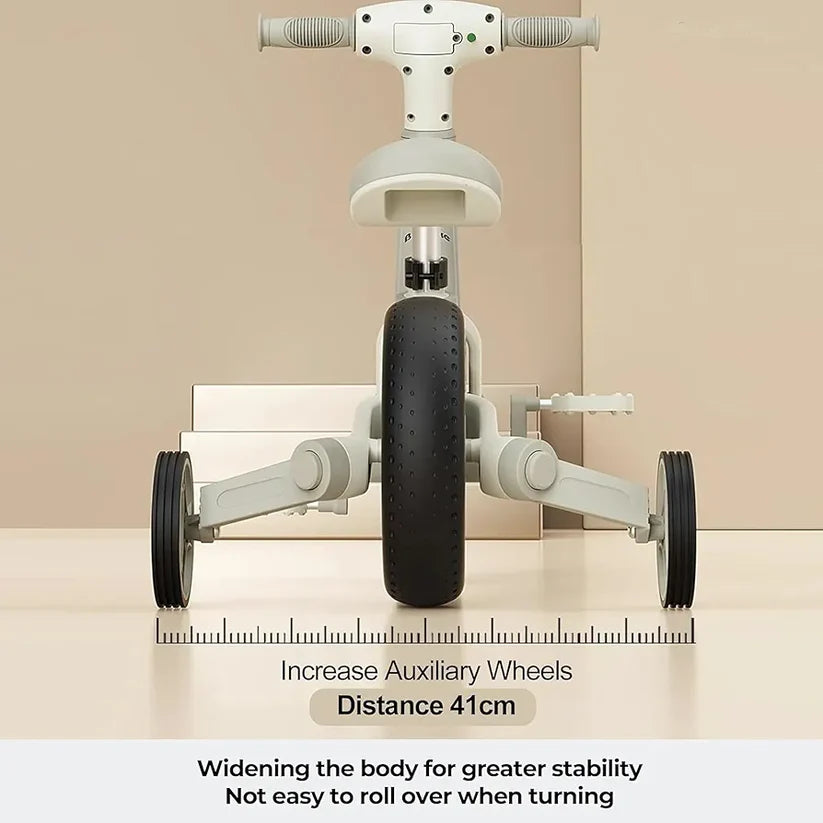 RideGlide 3-Wheel Balance Tricycle – Anti-Rollover Kids Sliding Bike