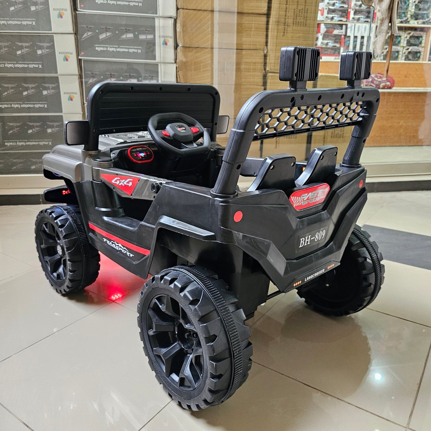 Power Wheel Electric Car for Kids – Luxury Ride-On with Music, Lights & Remote Control | Golu Baby