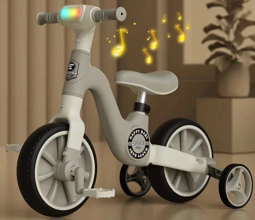 RideGlide 3-Wheel Balance Tricycle – Anti-Rollover Kids Sliding Bike
