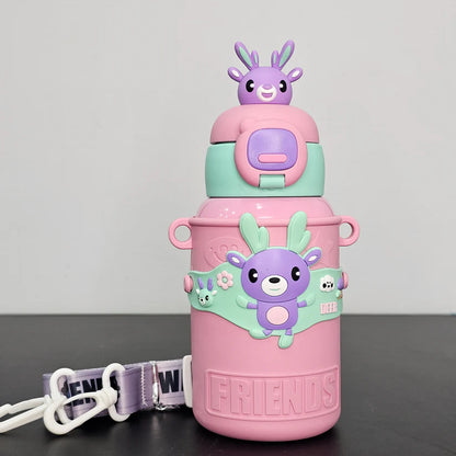 Hot & Cold Water Bottle 450ml – Insulated Thermal Flask | Golu Baby