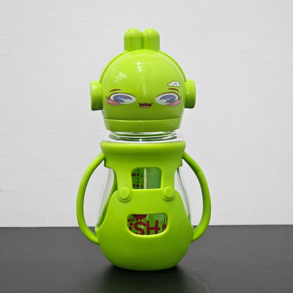 Baby Glass Feeder Green 250ml – Safe, Durable & Easy to Use | Golu Baby