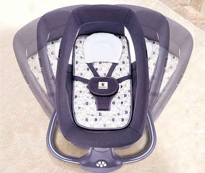 3-in-1 Deluxe Multi-Functional Bassinet – Smart Swing, Cozy Seat & Soothing Cradle | Golu baby